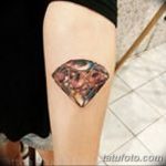 Фото Тату бриллиант от 02.10.2018 №279 - Diamond tattoo - tatufoto.com