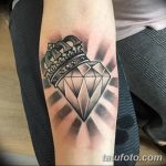 Фото Тату бриллиант от 02.10.2018 №282 - Diamond tattoo - tatufoto.com