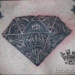 Фото Тату бриллиант от 02.10.2018 №284 - Diamond tattoo - tatufoto.com