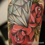 Фото Тату бриллиант от 02.10.2018 №286 - Diamond tattoo - tatufoto.com