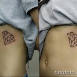 Фото Тату бриллиант от 02.10.2018 №288 - Diamond tattoo - tatufoto.com