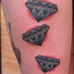 Фото Тату бриллиант от 02.10.2018 №289 - Diamond tattoo - tatufoto.com