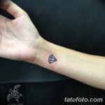 Фото Тату бриллиант от 02.10.2018 №291 - Diamond tattoo - tatufoto.com