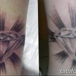 Фото Тату бриллиант от 02.10.2018 №306 - Diamond tattoo - tatufoto.com