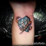 Фото Тату бриллиант от 02.10.2018 №307 - Diamond tattoo - tatufoto.com
