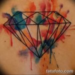 Фото Тату бриллиант от 02.10.2018 №318 - Diamond tattoo - tatufoto.com