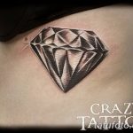 Фото Тату бриллиант от 02.10.2018 №328 - Diamond tattoo - tatufoto.com