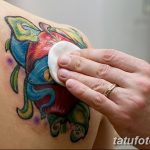 Фото заживление тату 09.10.2018 №042 - healing tattoo - tatufoto.com