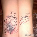 Фото пример рисунка тату одуванчик от 02.10.2018 №210 - dandelion tattoo - tatufoto.com
