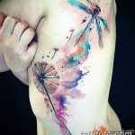 Фото пример рисунка тату одуванчик от 02.10.2018 №213 - dandelion tattoo - tatufoto.com