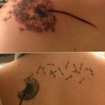 Фото пример рисунка тату одуванчик от 02.10.2018 №215 - dandelion tattoo - tatufoto.com