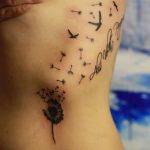 Фото пример рисунка тату одуванчик от 02.10.2018 №220 - dandelion tattoo - tatufoto.com