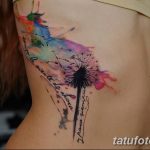Фото пример рисунка тату одуванчик от 02.10.2018 №238 - dandelion tattoo - tatufoto.com