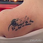 Фото пример рисунка тату одуванчик от 02.10.2018 №258 - dandelion tattoo - tatufoto.com