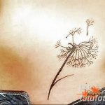 Фото пример рисунка тату одуванчик от 02.10.2018 №273 - dandelion tattoo - tatufoto.com