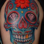 Фото рисунка Сахарный череп тату 30.10.2018 №001 - Sugar Skull Tattoo - tatufoto.com