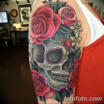 Фото рисунка Сахарный череп тату 30.10.2018 №017 - Sugar Skull Tattoo - tatufoto.com