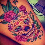 Фото рисунка Сахарный череп тату 30.10.2018 №092 - Sugar Skull Tattoo - tatufoto.com