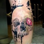 Фото рисунка Сахарный череп тату 30.10.2018 №101 - Sugar Skull Tattoo - tatufoto.com