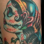 Фото рисунка Сахарный череп тату 30.10.2018 №110 - Sugar Skull Tattoo - tatufoto.com