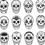 Фото рисунка Сахарный череп тату 30.10.2018 №129 - Sugar Skull Tattoo - tatufoto.com