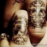 Фото рисунка Сахарный череп тату 30.10.2018 №137 - Sugar Skull Tattoo - tatufoto.com