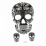 Фото рисунка Сахарный череп тату 30.10.2018 №142 - Sugar Skull Tattoo - tatufoto.com