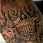 Фото рисунка Сахарный череп тату 30.10.2018 №148 - Sugar Skull Tattoo - tatufoto.com