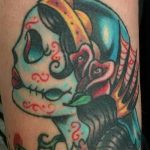 Фото рисунка Сахарный череп тату 30.10.2018 №154 - Sugar Skull Tattoo - tatufoto.com