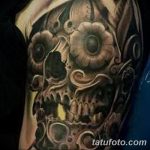 Фото рисунка Сахарный череп тату 30.10.2018 №156 - Sugar Skull Tattoo - tatufoto.com