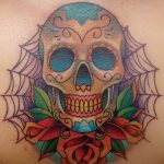 Фото рисунка Сахарный череп тату 30.10.2018 №164 - Sugar Skull Tattoo - tatufoto.com