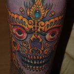Фото рисунка Сахарный череп тату 30.10.2018 №167 - Sugar Skull Tattoo - tatufoto.com