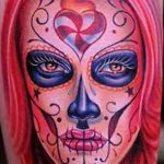 Фото рисунка Сахарный череп тату 30.10.2018 №181 - Sugar Skull Tattoo - tatufoto.com