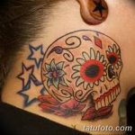 Фото рисунка Сахарный череп тату 30.10.2018 №188 - Sugar Skull Tattoo - tatufoto.com