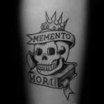 Фото рисунка Тату Memento Mori 31.10.2018 №006 - Tattoo Memento Mori - tatufoto.com