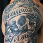 Фото рисунка Тату Memento Mori 31.10.2018 №012 - Tattoo Memento Mori - tatufoto.com