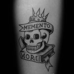 Фото рисунка Тату Memento Mori 31.10.2018 №024 - Tattoo Memento Mori - tatufoto.com
