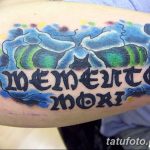 Фото рисунка Тату Memento Mori 31.10.2018 №042 - Tattoo Memento Mori - tatufoto.com
