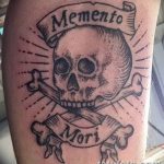 Фото рисунка Тату Memento Mori 31.10.2018 №058 - Tattoo Memento Mori - tatufoto.com