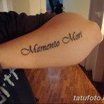 Фото рисунка Тату Memento Mori 31.10.2018 №063 - Tattoo Memento Mori - tatufoto.com