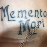 Фото рисунка Тату Memento Mori 31.10.2018 №072 - Tattoo Memento Mori - tatufoto.com