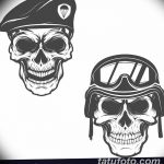 Фото рисунка Тату берет 31.10.2018 №013 - Tattoo beret - tatufoto.com