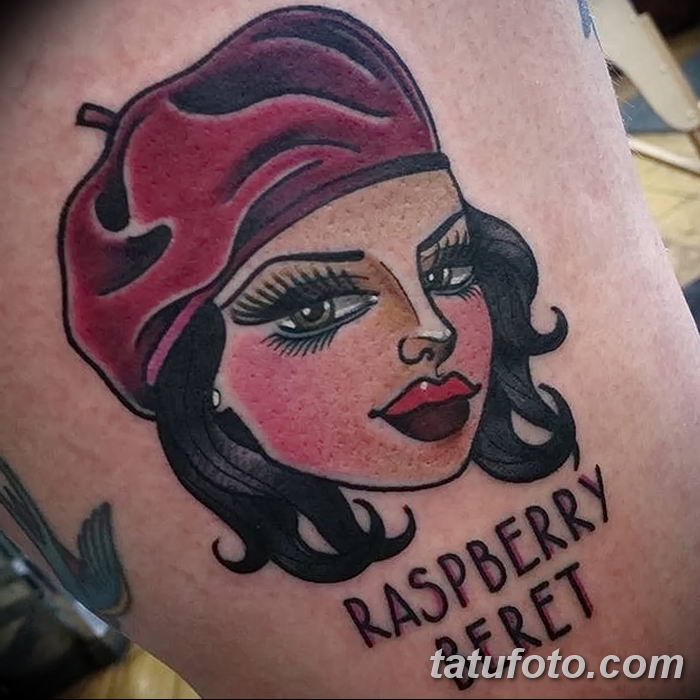 Фото рисунка Тату берет 31.10.2018 №019 - Tattoo beret - tatufoto.com