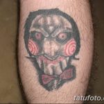 Фото рисунка Тату пила из фильма 30.10.2018 №003 - Tattoo saw from movie - tatufoto.com