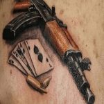 Фото рисунка Татуировки АК-47 29.10.2018 №008 - Tattoo AK-47 - tatufoto.com