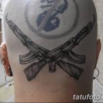 Фото рисунка Татуировки АК-47 29.10.2018 №009 - Tattoo AK-47 - tatufoto.com