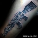 Фото рисунка Татуировки АК-47 29.10.2018 №010 - Tattoo AK-47 - tatufoto.com