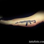Фото рисунка Татуировки АК-47 29.10.2018 №011 - Tattoo AK-47 - tatufoto.com