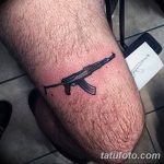 Фото рисунка Татуировки АК-47 29.10.2018 №014 - Tattoo AK-47 - tatufoto.com