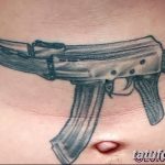 Фото рисунка Татуировки АК-47 29.10.2018 №038 - Tattoo AK-47 - tatufoto.com